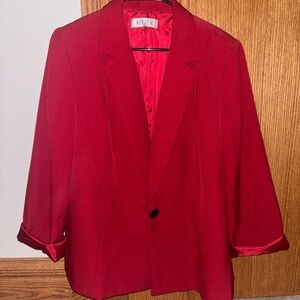 Kasper Vibrant Red Jacket